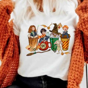 Characters Coffee Harry Potter Halloween Shirt