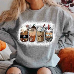 Horror Movie Coffee Latte Sweatshirt