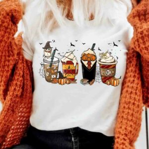 Harry Potter Characters Coffee Halloween T Shirt