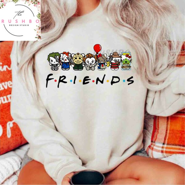 Friends Halloween Hello Kitty Shirt