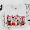 Horror Movie Coffee Latte Halloween Drink Cozy Sweatshirt