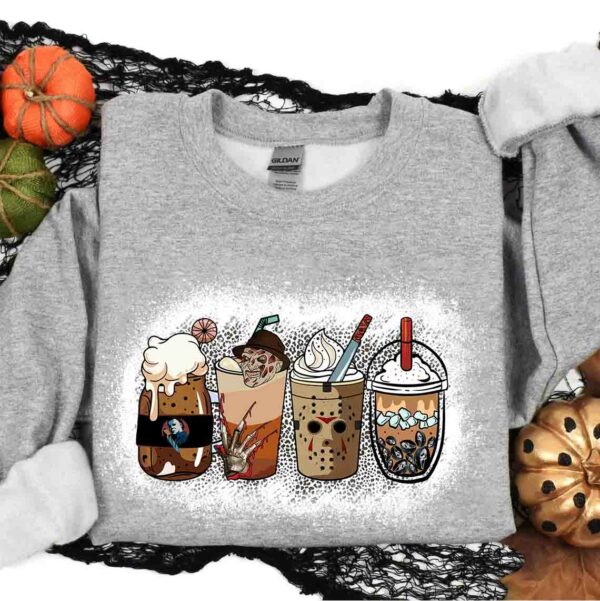 Horror Movie Coffee Latte Sweatshirt