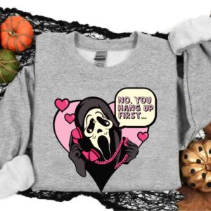 No You Hang Up Ghostface Scream Trending Shirt