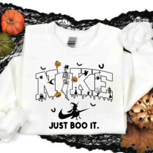 Nike Spooky Skeleton Just Boo It Shirt