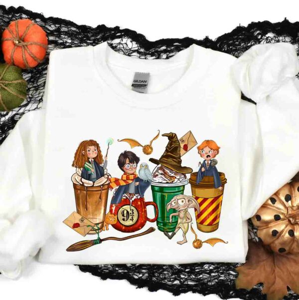 Characters Coffee Harry Potter Halloween Shirt