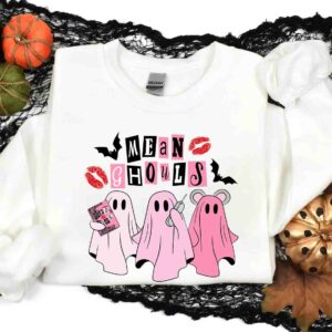 Mean Ghouls Pink Boo Sweatshirt