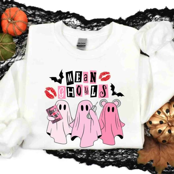 Mean Ghouls Pink Boo Sweatshirt