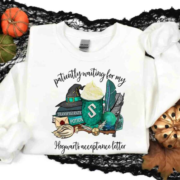 Waiting For Hogwarts Acceptance Letter Slytherin Shirt