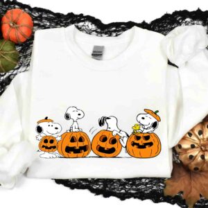 Snoopy Autumn Expresso Coffee Cup Thanksgiving Pumpkin Shirt
