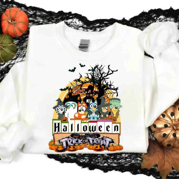 Bluey Halloween Trick Or Treat Trending Shirt