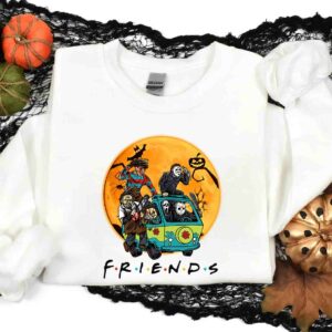 Friends Halloween Horror Movie T Shirt