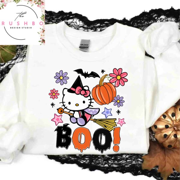 Hello Kitty Halloween Boo Pumpkin Shirt