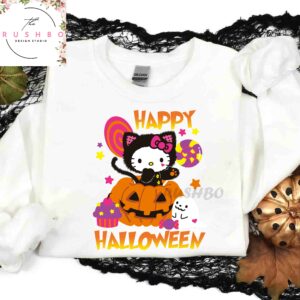 Hello Kitty Pumpkin Halloween Shirt