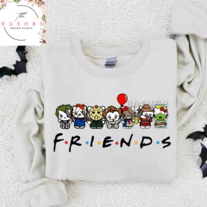 Friends Halloween Hello Kitty Shirt