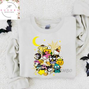 Hello Kitty And Friends Halloween Shirt