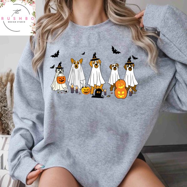 Dog Halloween Pumpkin Shirt