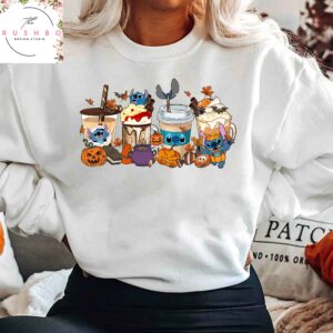 Stitch Halloween Pumpkin Sweatshirt