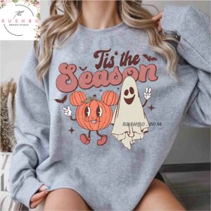 Tis The Season Boo Spooky Halloween Sweatshirt