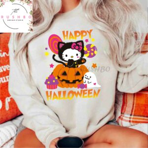 Hello Kitty Pumpkin Halloween Shirt