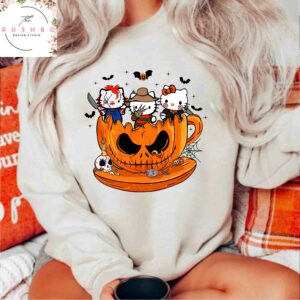 Halloween Scary Hello Kitty Shirt