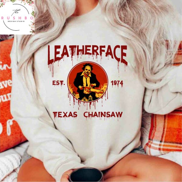 LeatherFace Texas Chainsaw Halloween Sweatshirt