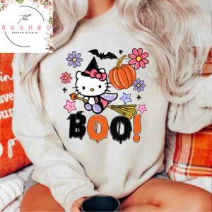 Hello Kitty Halloween Boo Pumpkin Shirt