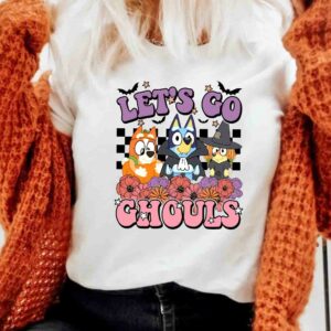 Lets Go Ghouls Stitch Halloween Shirt
