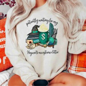 Waiting For Hogwarts Acceptance Letter Slytherin Shirt