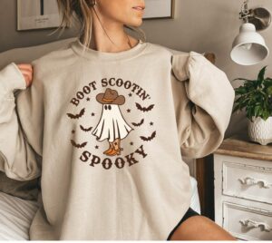 Boot Scootin Spooky Halloween Sweatshirt