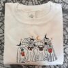 Halloween Stich X Angel Embroidered Sweatshirt