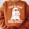 Funny Halloween This Is Some Boo Sheet Shirt