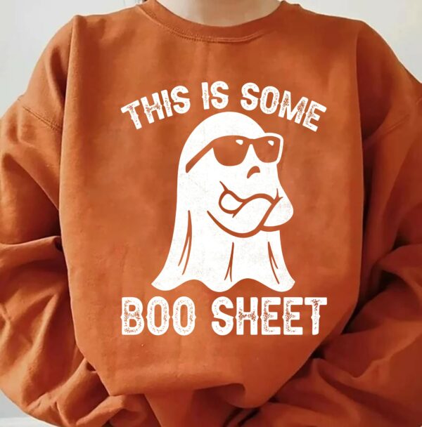 Funny Halloween Ghost This Is Some Boo Sheet Shirt