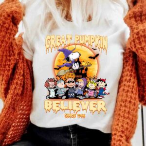 Great Pumpkin Believer Since 1966 Snoopy Halloween T Shirt