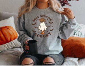 Boot Scootin Spooky Halloween Sweatshirt