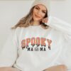 Spooky Dog Mom Retro Halloween Shirt