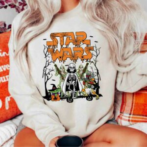 Star Wars Halloween Skeleton Baby Yoda Sweatshirt
