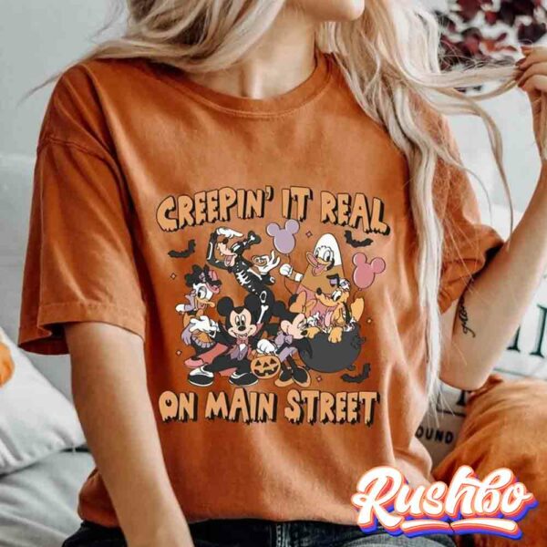 Spooky Mouse And Friends Disneyworld Halloween Shirt