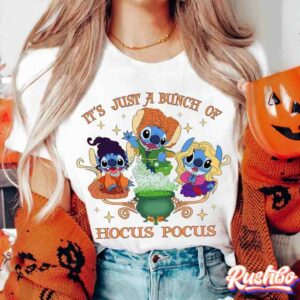 Stitch It’s Just A Bunch Of Hocus Pocus Halloween Shirt