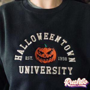 Halloweentown University Established 1998 Embroidered Sweatshirt