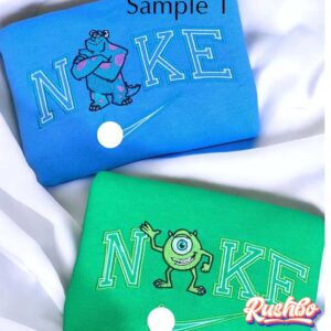 Mike Sully Boo Monsters Inc Embroidered Crewneck