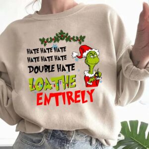 Grinch Hate Christmas T-shirt