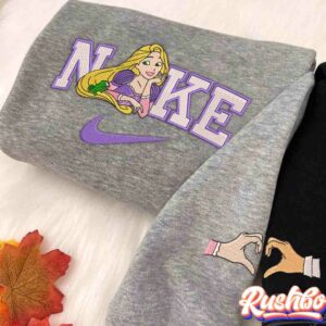 Princess Rapunzel X Flynn Rider Disney Couple Embroidered Sweatshirt