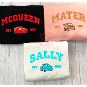 McQueen/Mater/Sally Embroidered Sweatshirt