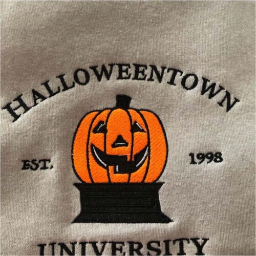 Halloween Town University Embroidered Shirt photo review