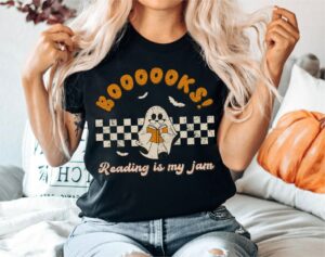 Halloween Librarian Booooks Spooky Season Shirt