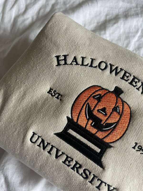 Halloween Town University Embroidered Shirt