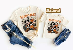 Vintage Mickey Minnie Nightmare On Mainstreet Shirt