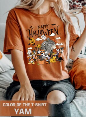 Vintage Disney Halloween Mickey and Friends Mummy Shirt