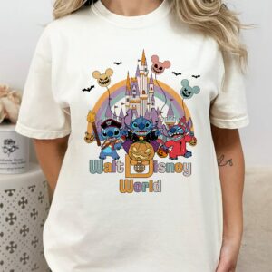 Disney Halloween Stitch Trick Or Treat Shirt