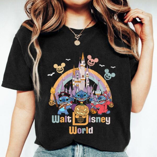 Disney Halloween Stitch Trick Or Treat Shirt